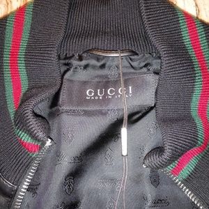 authentic butter Gucci leather jacket